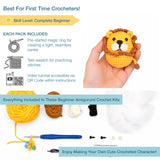 Beginners Amigurumi Lion Crochet Kit