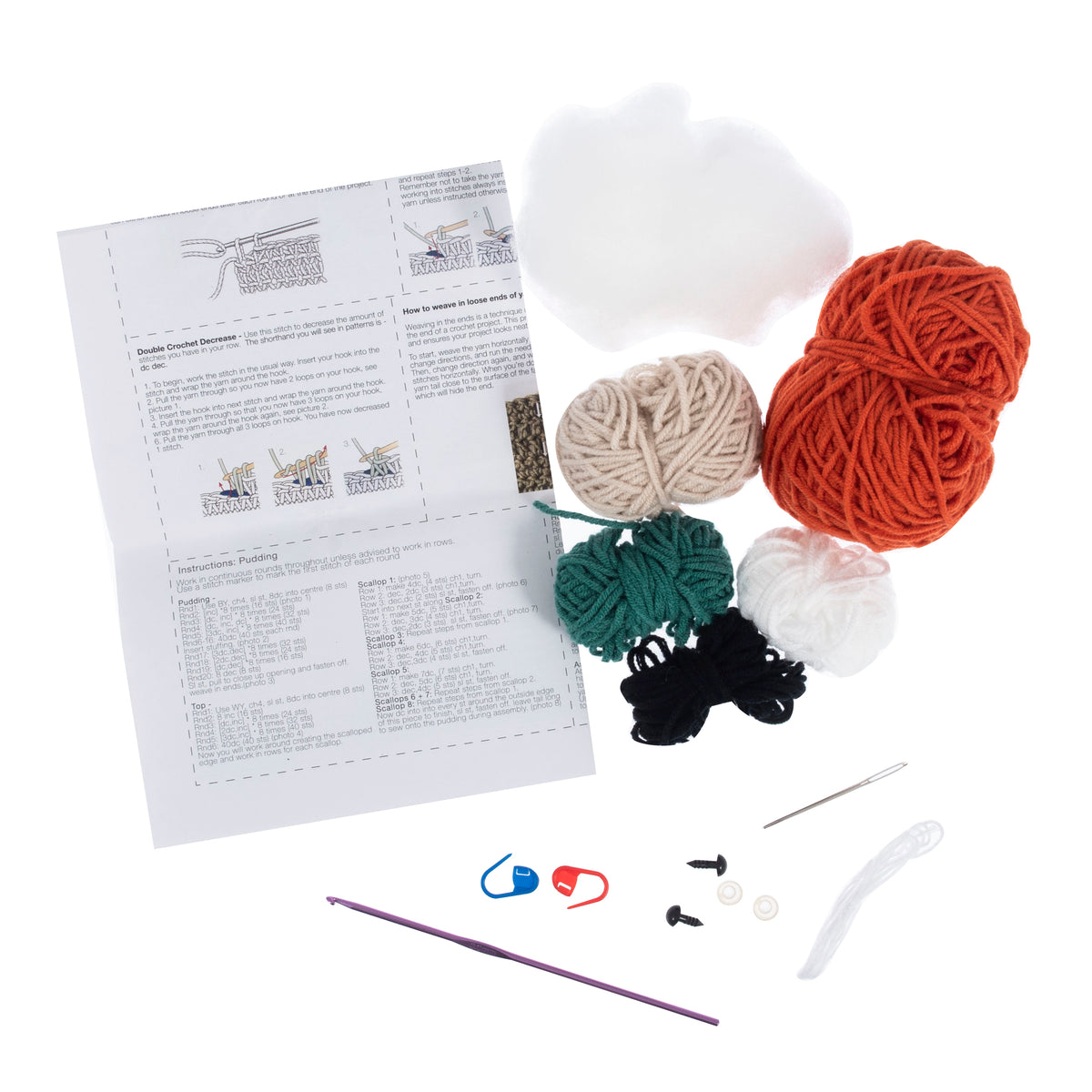 Fox Amigurumi Crochet Kit