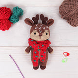 Christmas Reindeer Amigurumi Crochet Kit