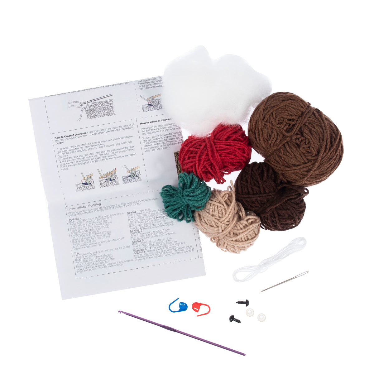 Christmas Reindeer Amigurumi Crochet Kit