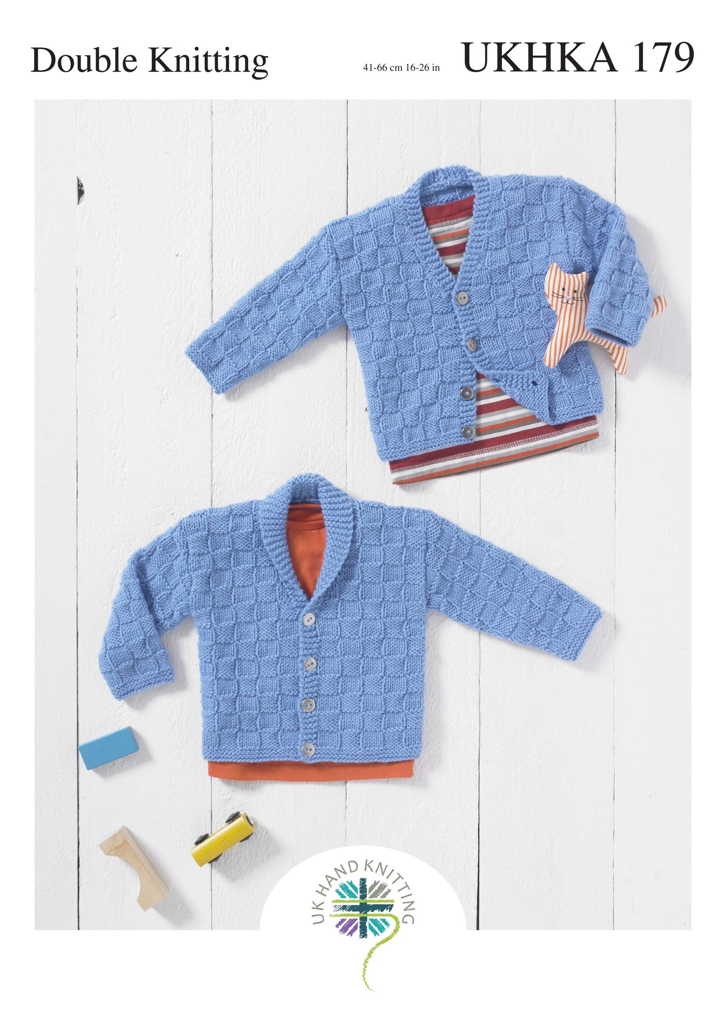 UKHKA 179 Baby Cardigans in DK Leaflet