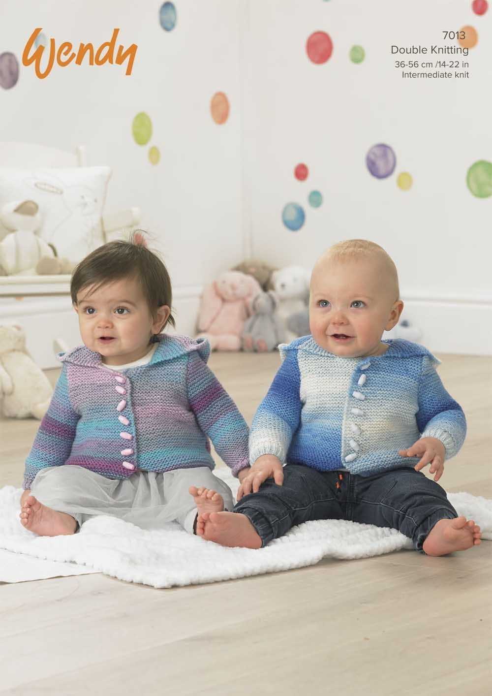 Wendy 7013 Cardigans in Giggles DK Leaflet