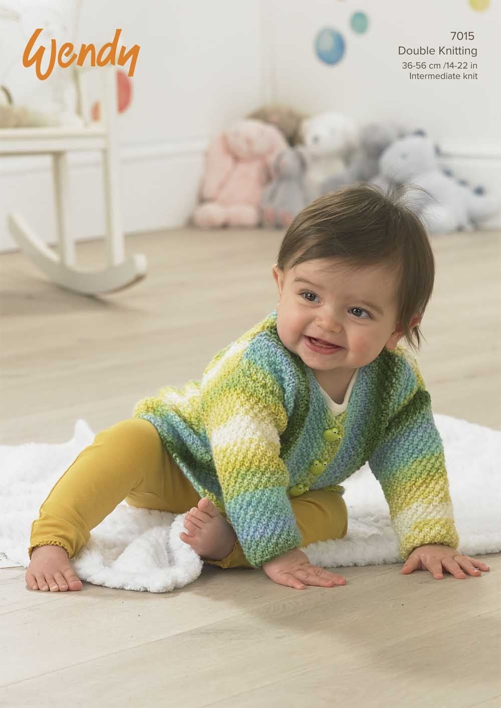 Wendy 7015 Sweaters and Cardigan in Giggles DK Pattern