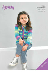 Wendy 7028 Cardigan in Giggles DK Leaflet