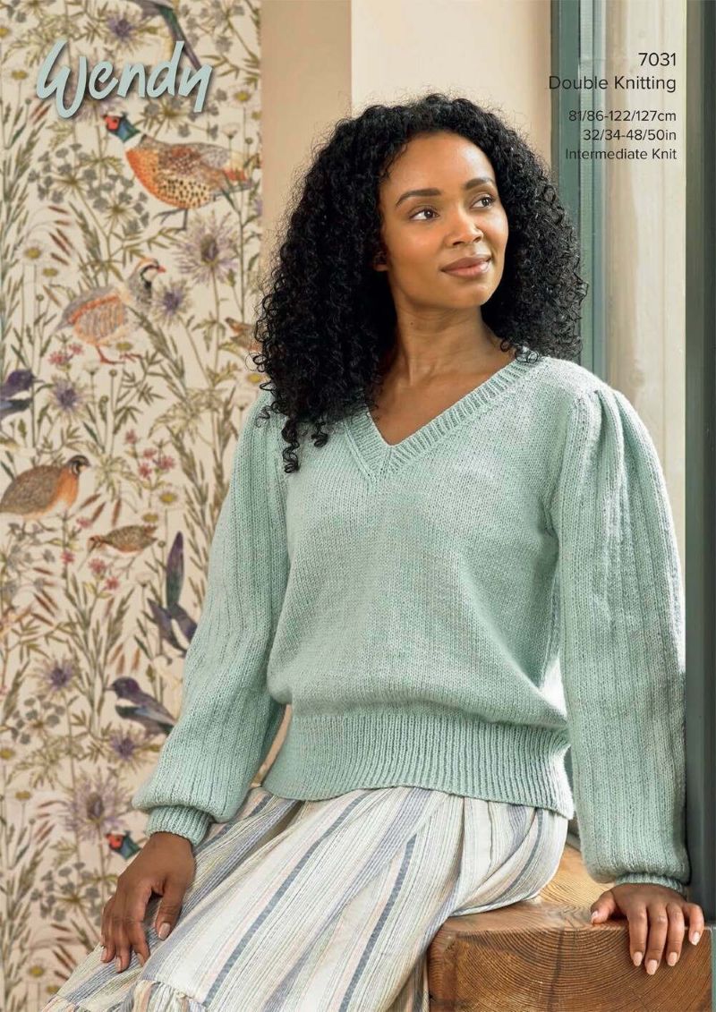 Wendy 7031 Sweater in Supreme DK Leaflet