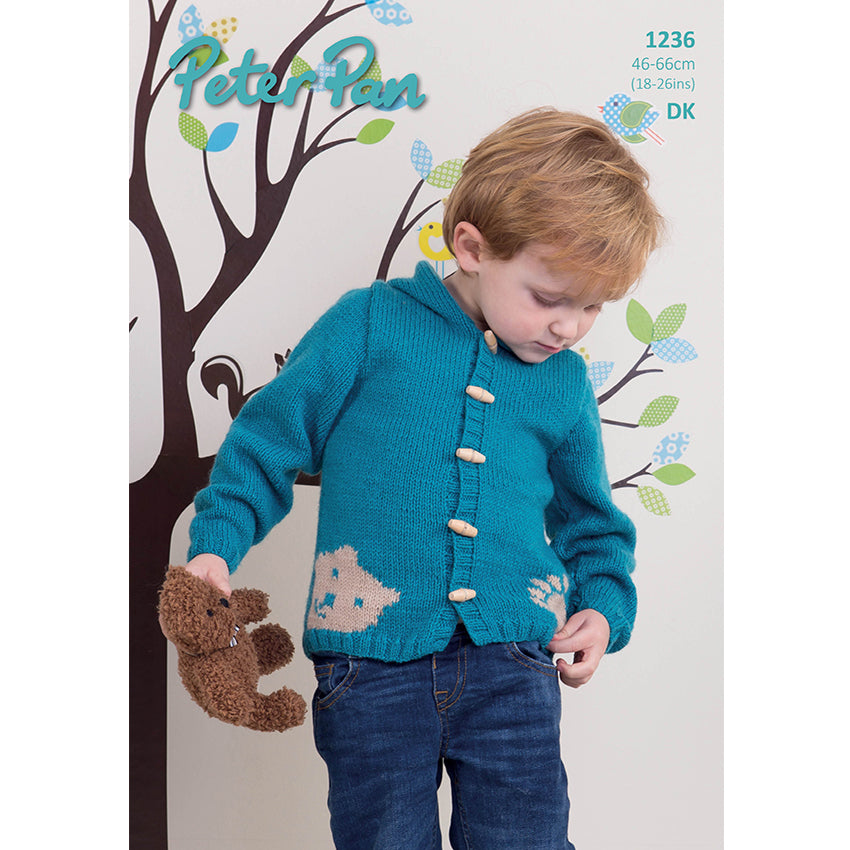 Wendy: Peter Pan DK P1236 Hoodie with Bear Motif Size 18-26 (Downloadable PDF)