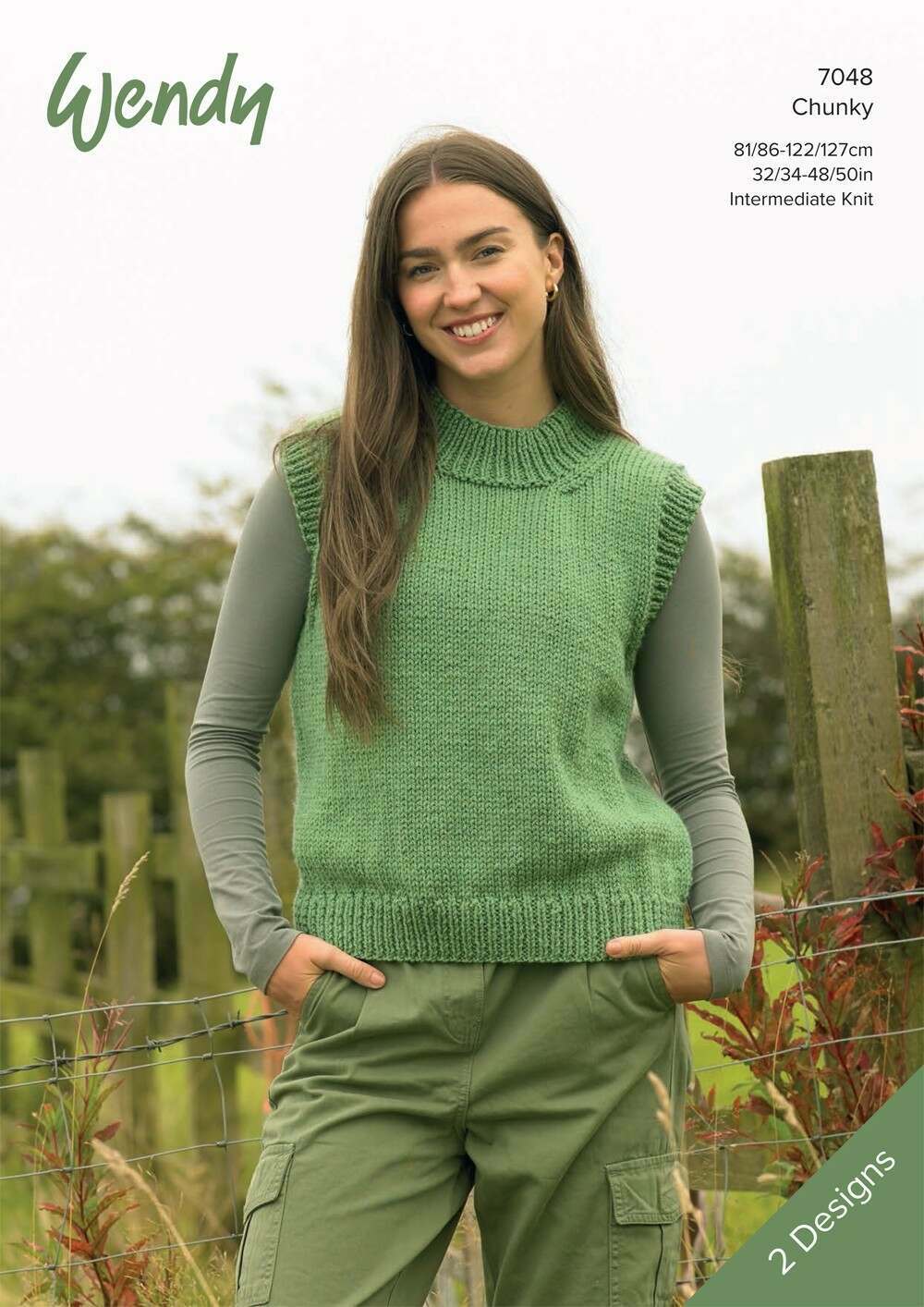 Wendy 7048 Slipover in Supreme Chunky Leaflet