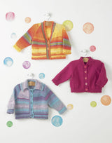Wendy 7014 Cardigans in Giggles DK Leaflet