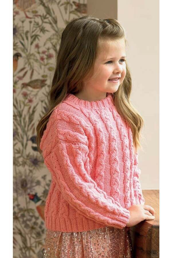 Wendy 7038 Sweater and Slipover in Supreme DK Leaflet