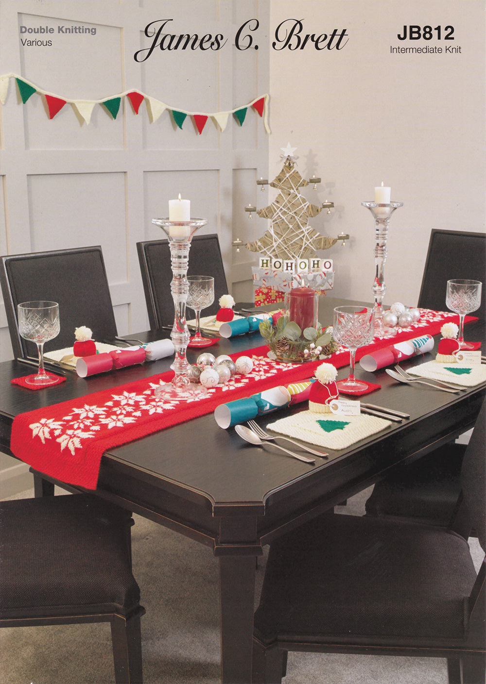 James C Brett 812 Table Accessories in Top Value DK leaflet