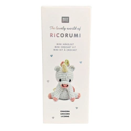 Rico Unicorn Mini Crochet Kit