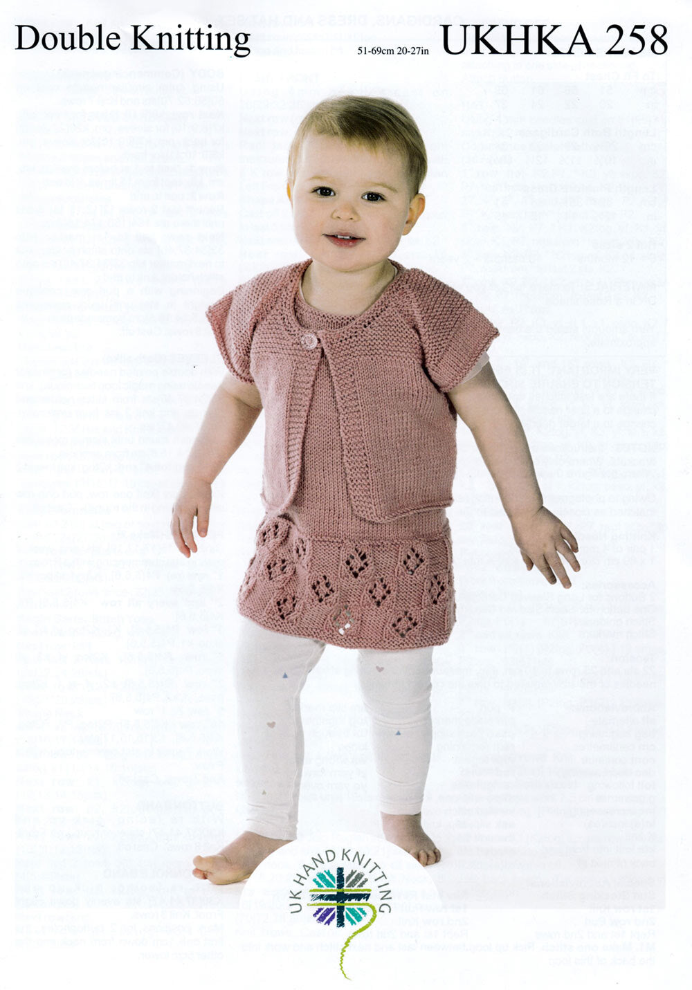 UKHKA 258 Cardigans, Dress and Hat Set Leaflet
