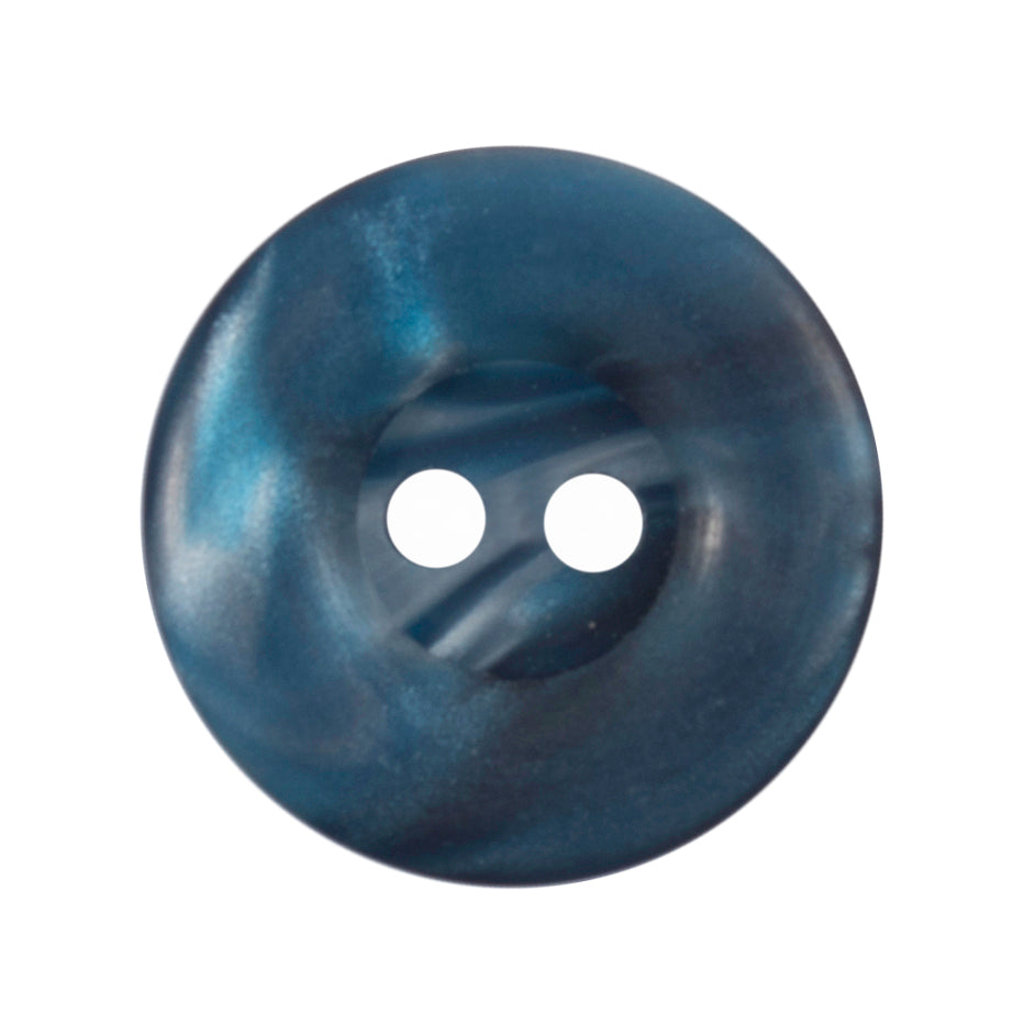 Rimmed Button 17.5mm Navy