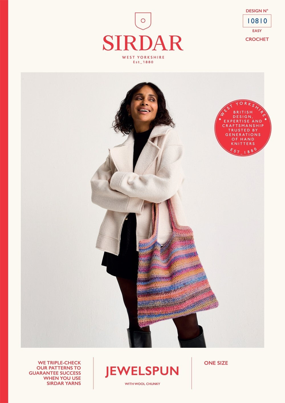 Sirdar 10810 Crochet Bag in Jewelspun with Wool Chunky booklet