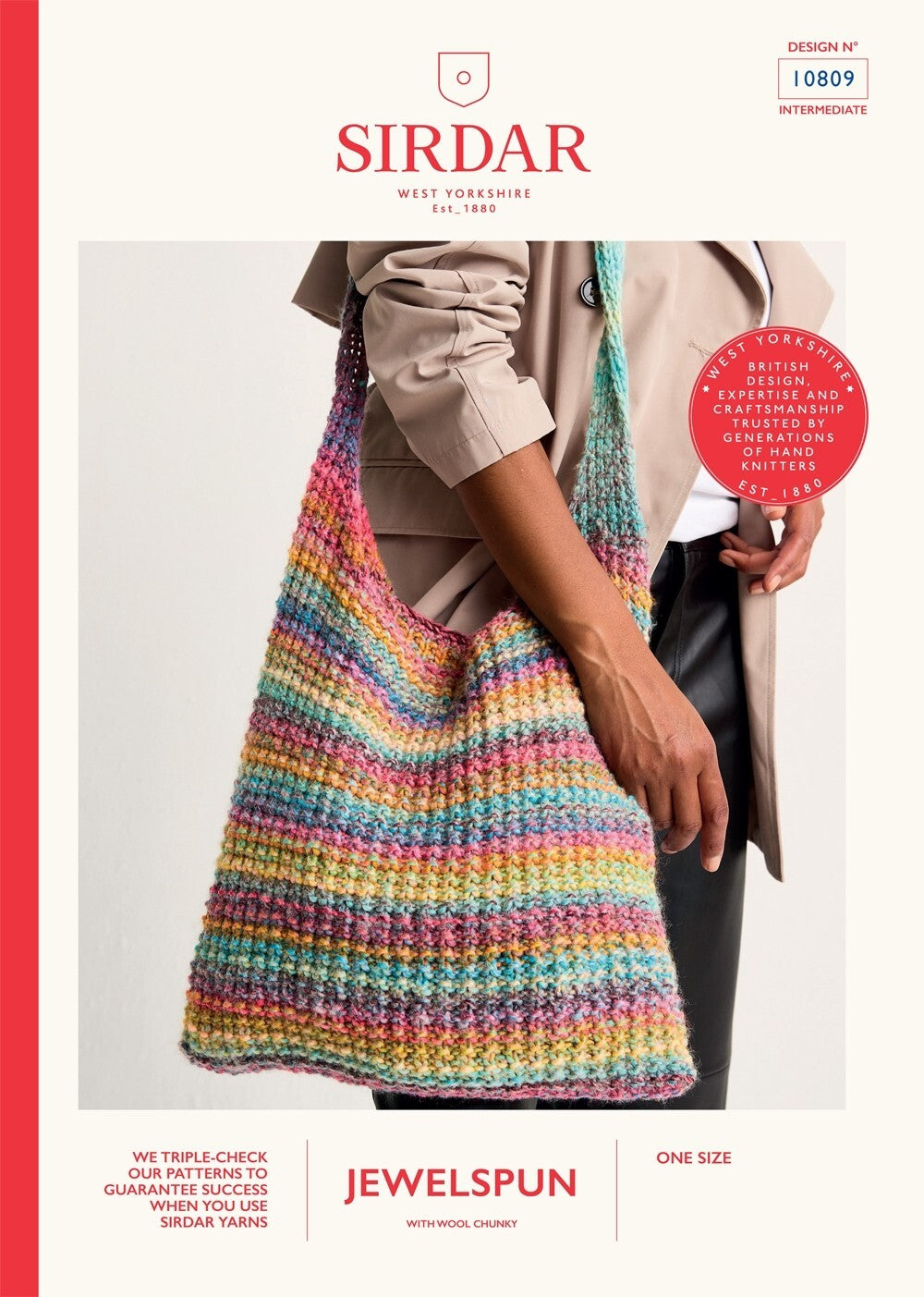 Sirdar 10809 Bag in Jewelspun with Wool Chunky booklet