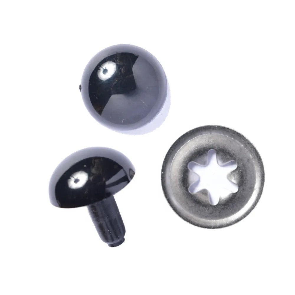 Safety Toy Eyes 21mm Black 1 Pair