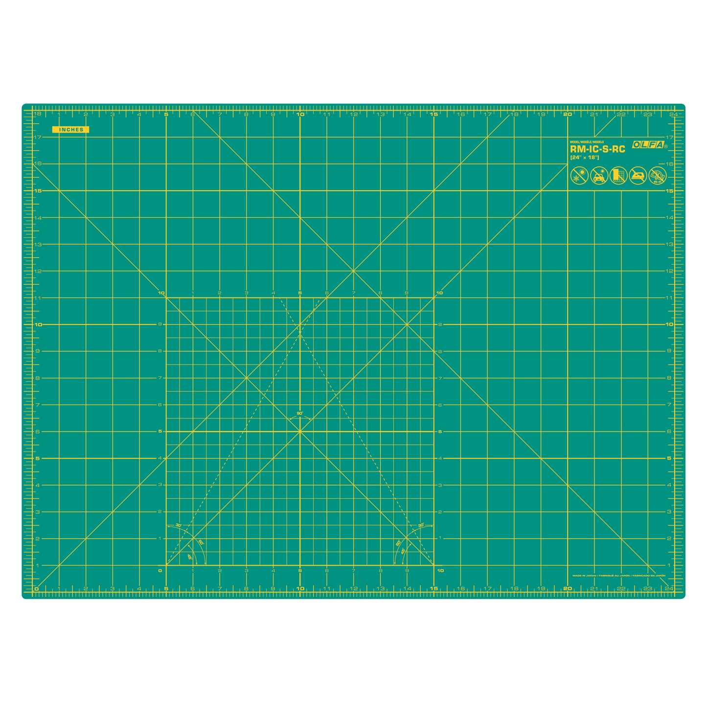 Cutting Mat: 24 x 18in or 60 x 45cm