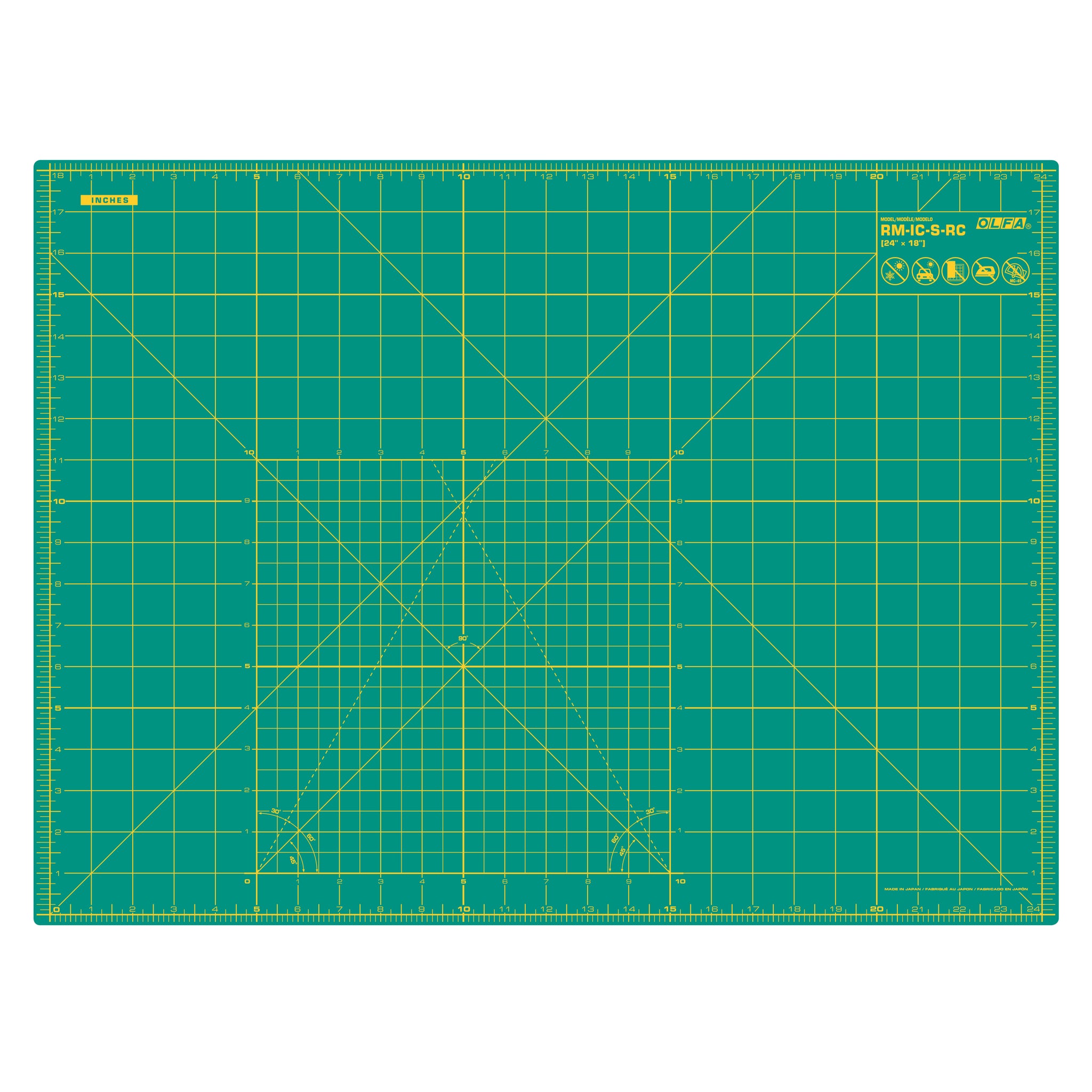 Cutting Mat: 24 x 18in or 60 x 45cm