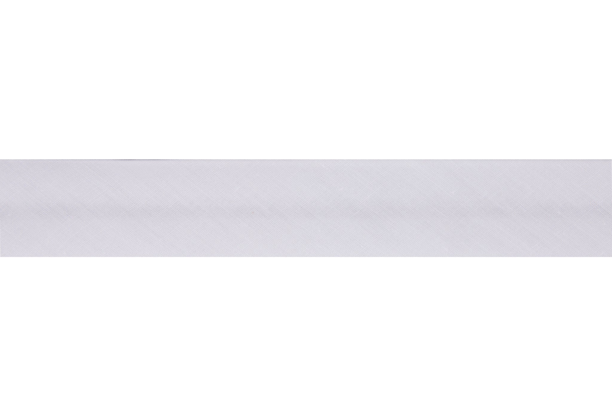 Bias Binding: Polycotton: 2.5m x 50mm: White