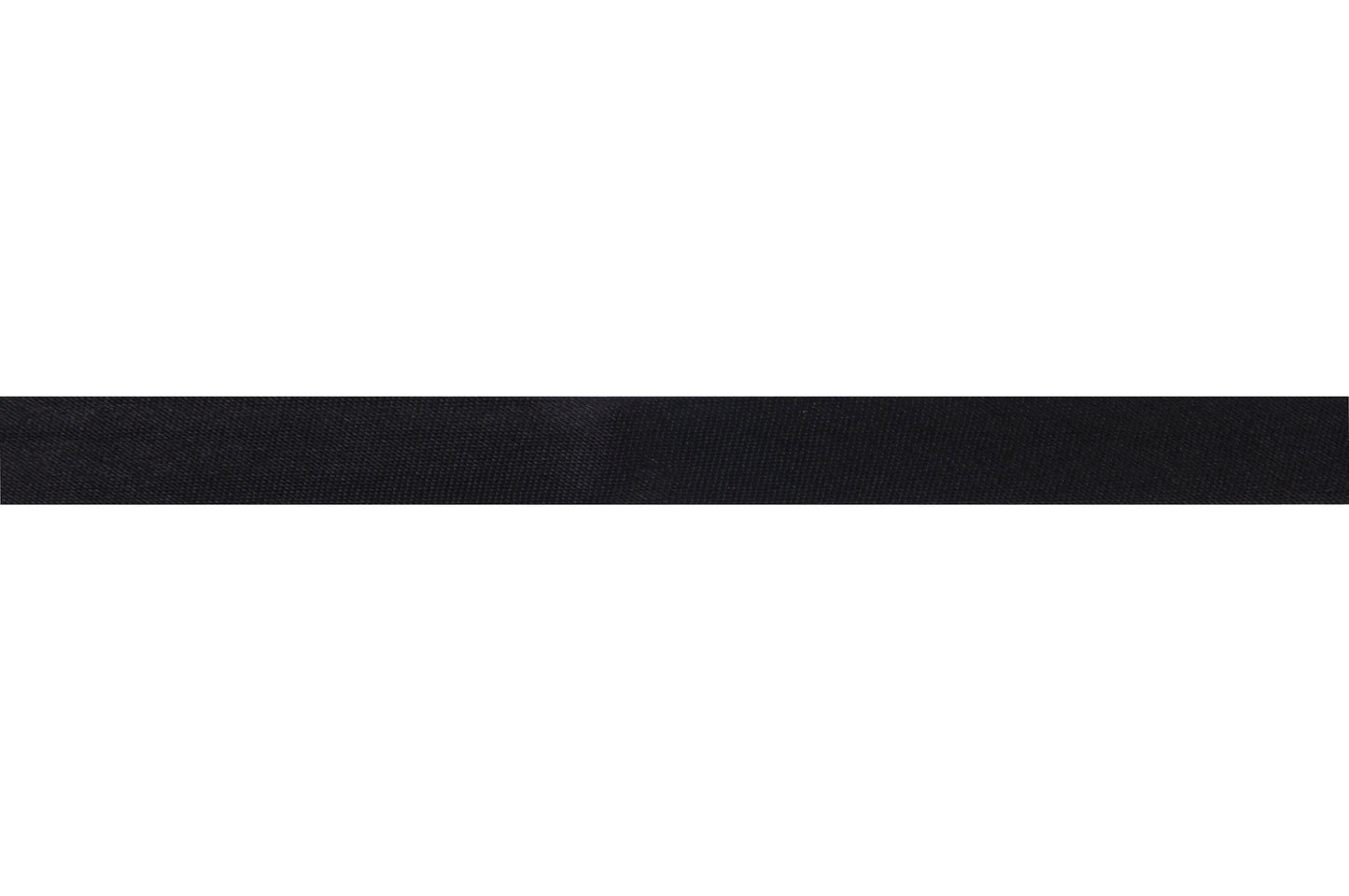 Bias Binding Satin: 2m x 15mm Black