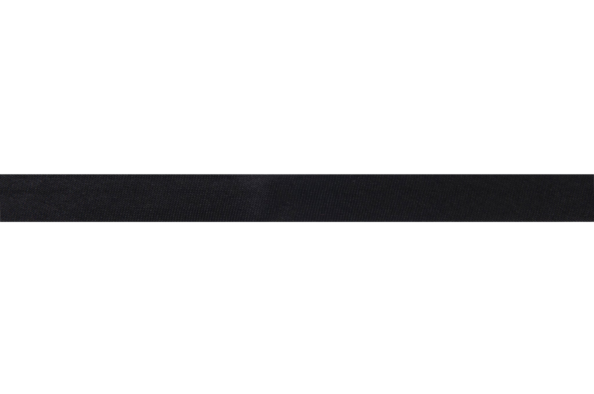 Bias Binding Satin: 2m x 15mm Black