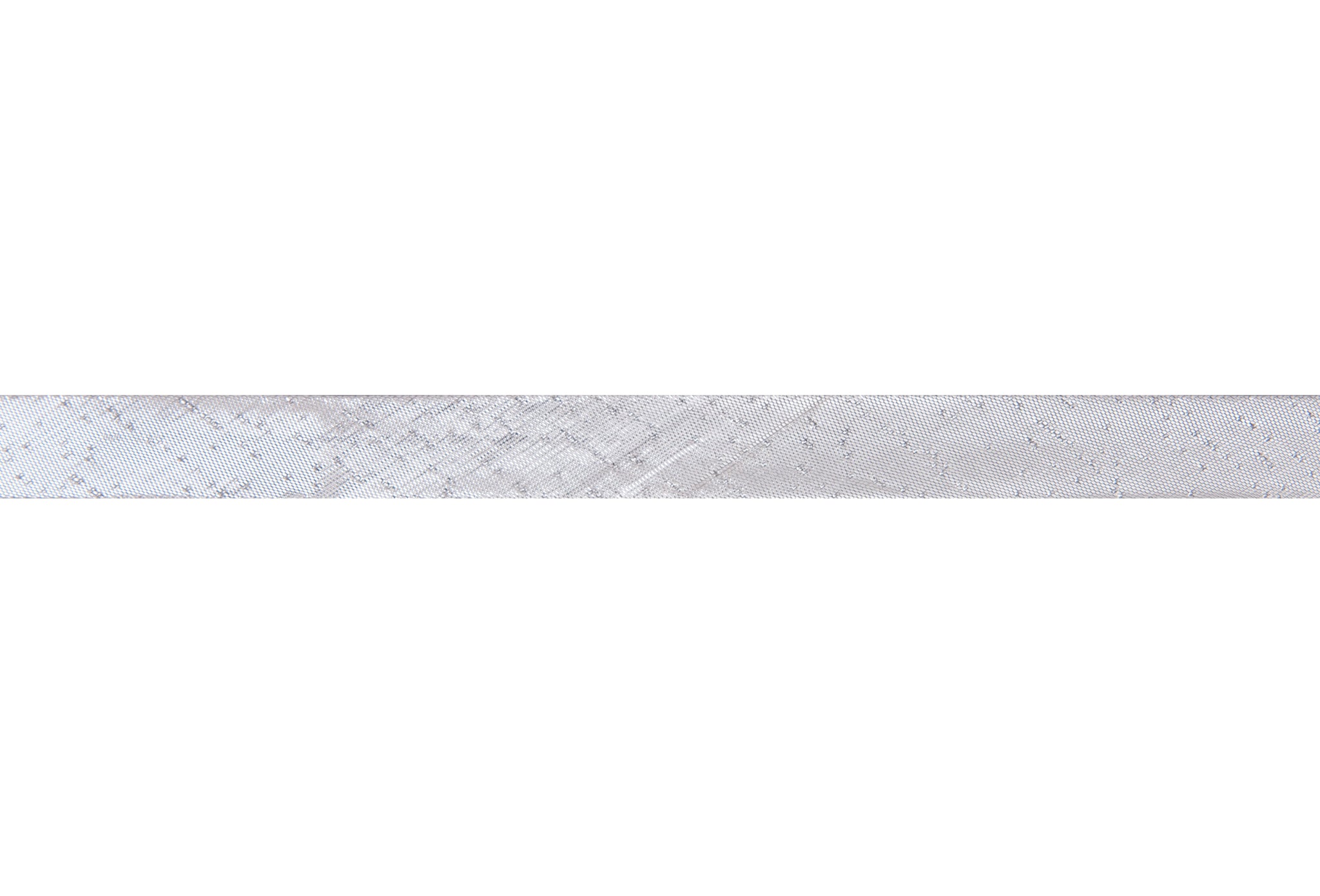 Bias Binding Satin: 2m x 15mm Metallic Silver