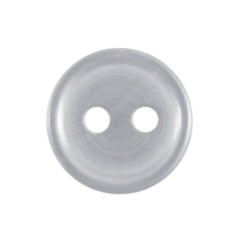 Round Small Shirt Button 9mm White
