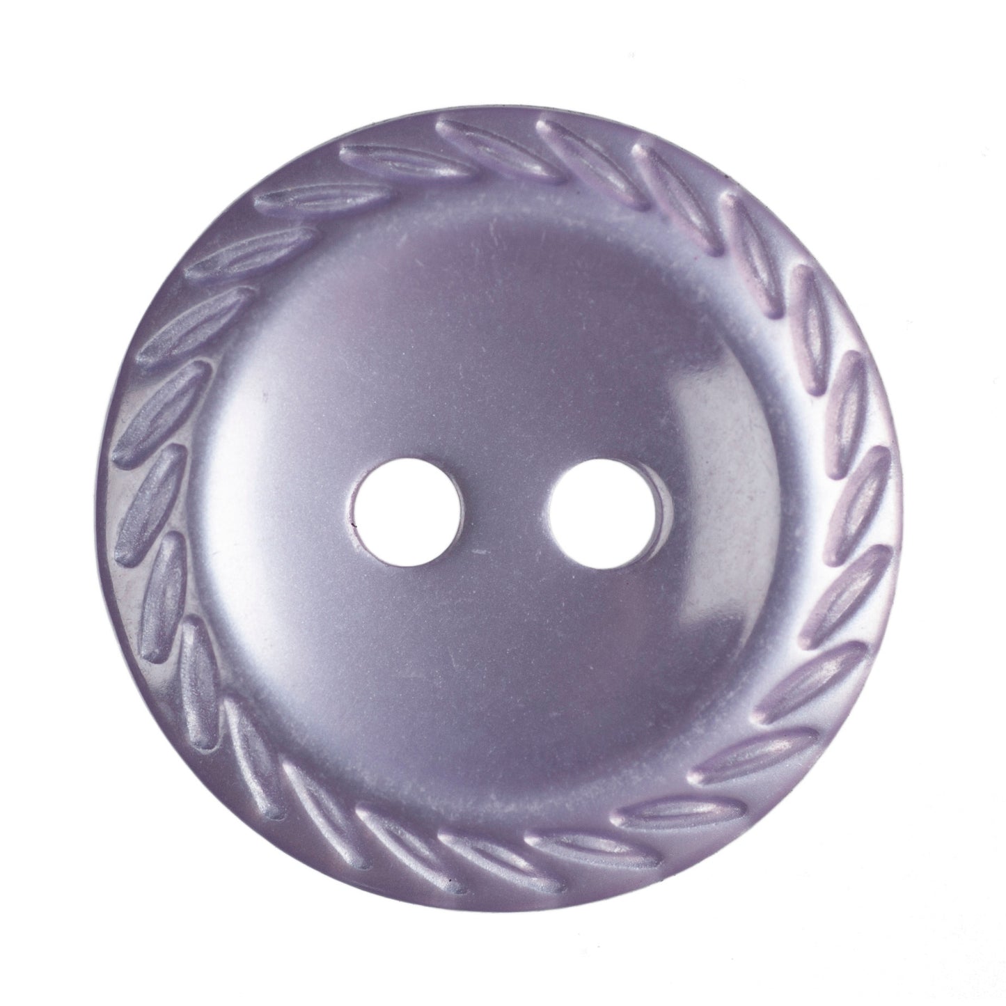Rimmed Edge Button 14mm: Lilac