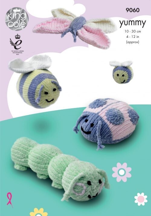 King Cole 9060 Yummy Bugs in Yummy leaflet