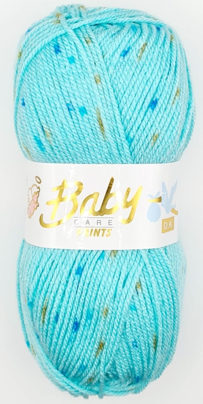 Woolcraft Baby Care 637 Spearmint Spot Prints DK