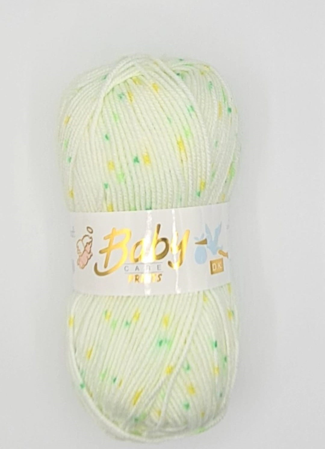 Woolcraft Baby Care 605 Lemon & Lime Twist Spot Prints DK