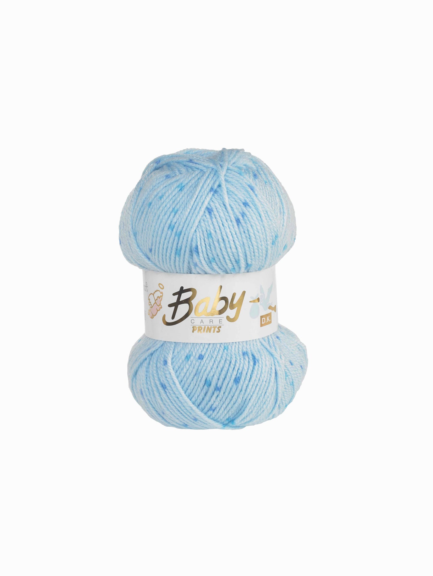 Woolcraft Baby Care 641 Little Boy Blue Spot Prints DK