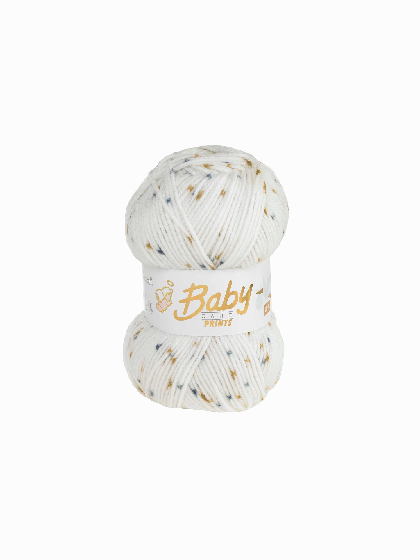 Woolcraft Baby Care 643 Vanilla Ice Spot Prints DK