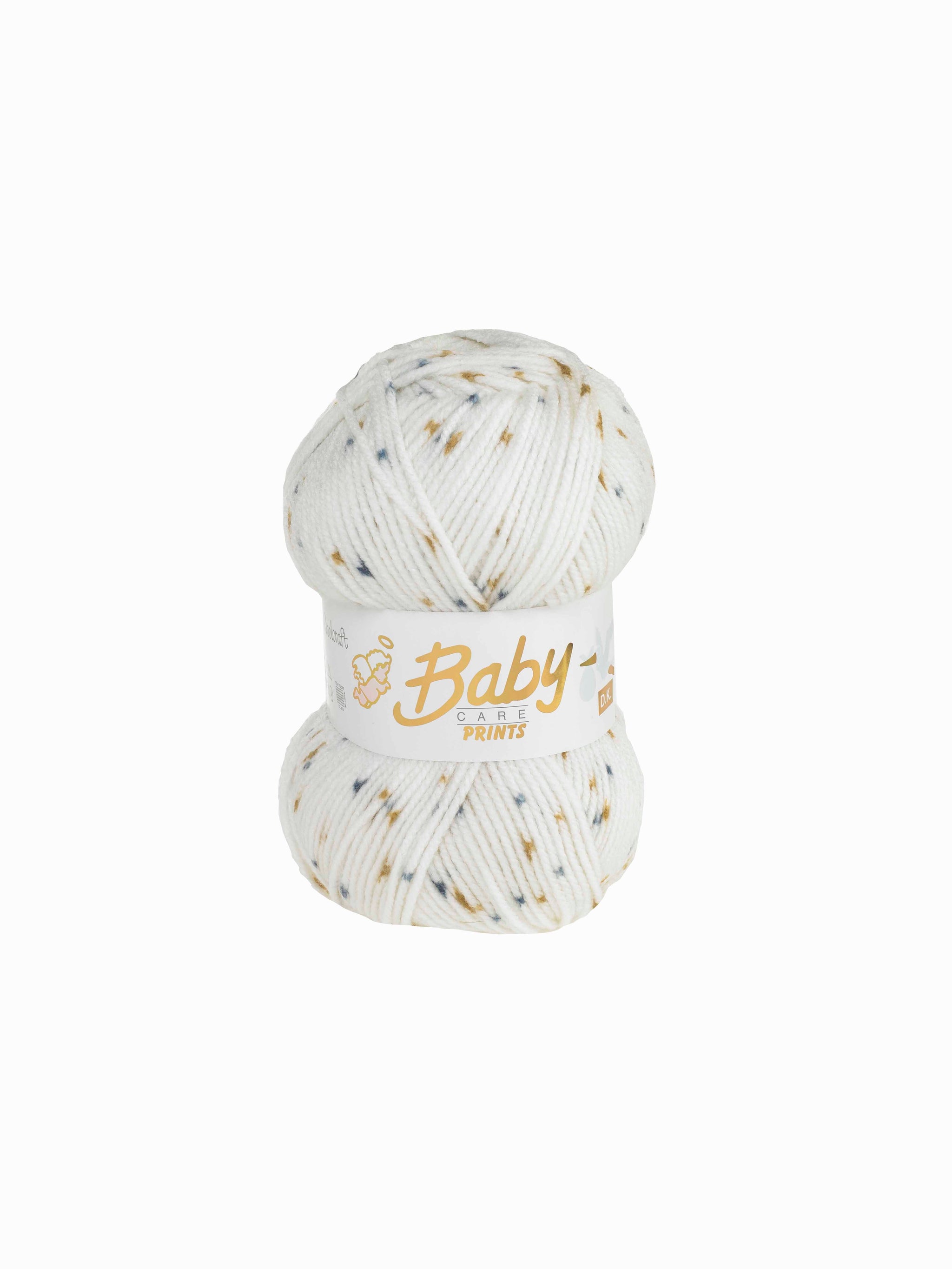 Woolcraft Baby Care 643 Vanilla Ice Spot Prints DK