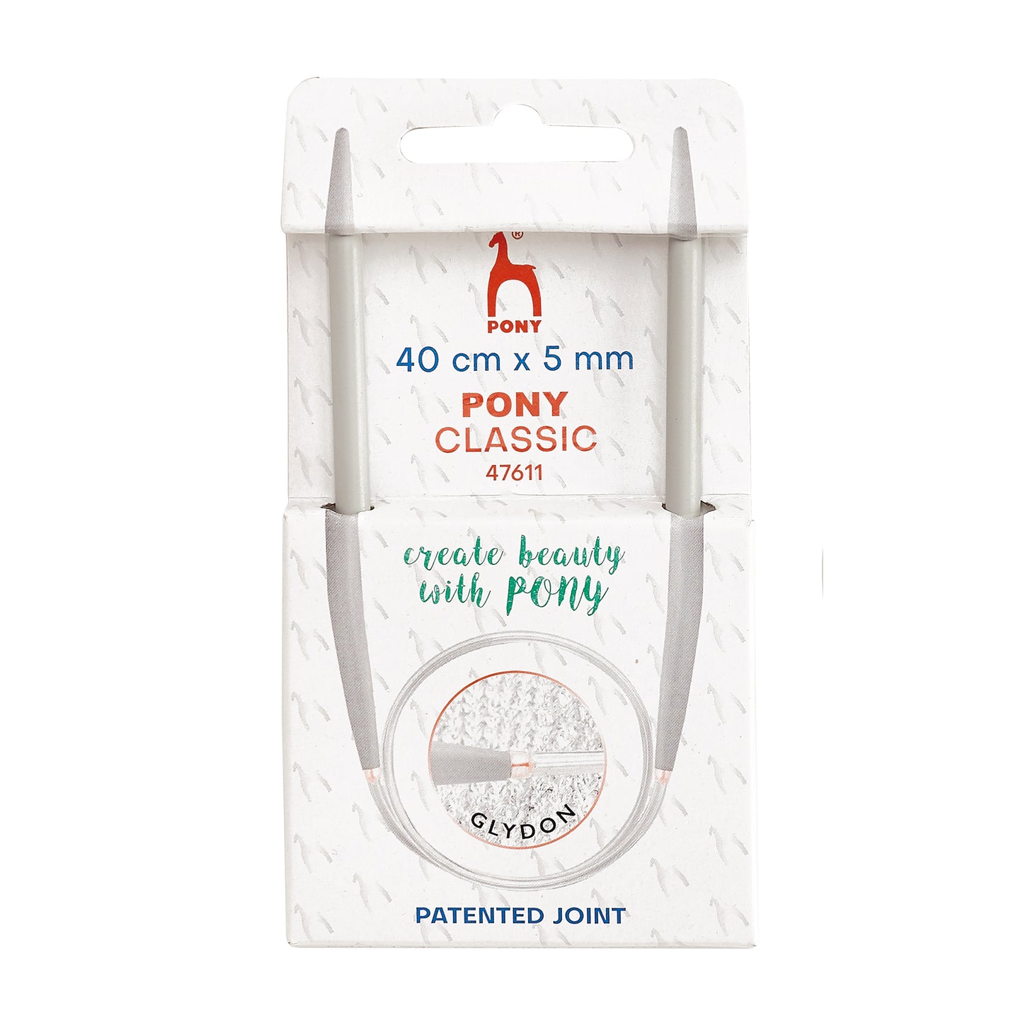 Pony Circular Knitting Needle: 5.00mm 40cm