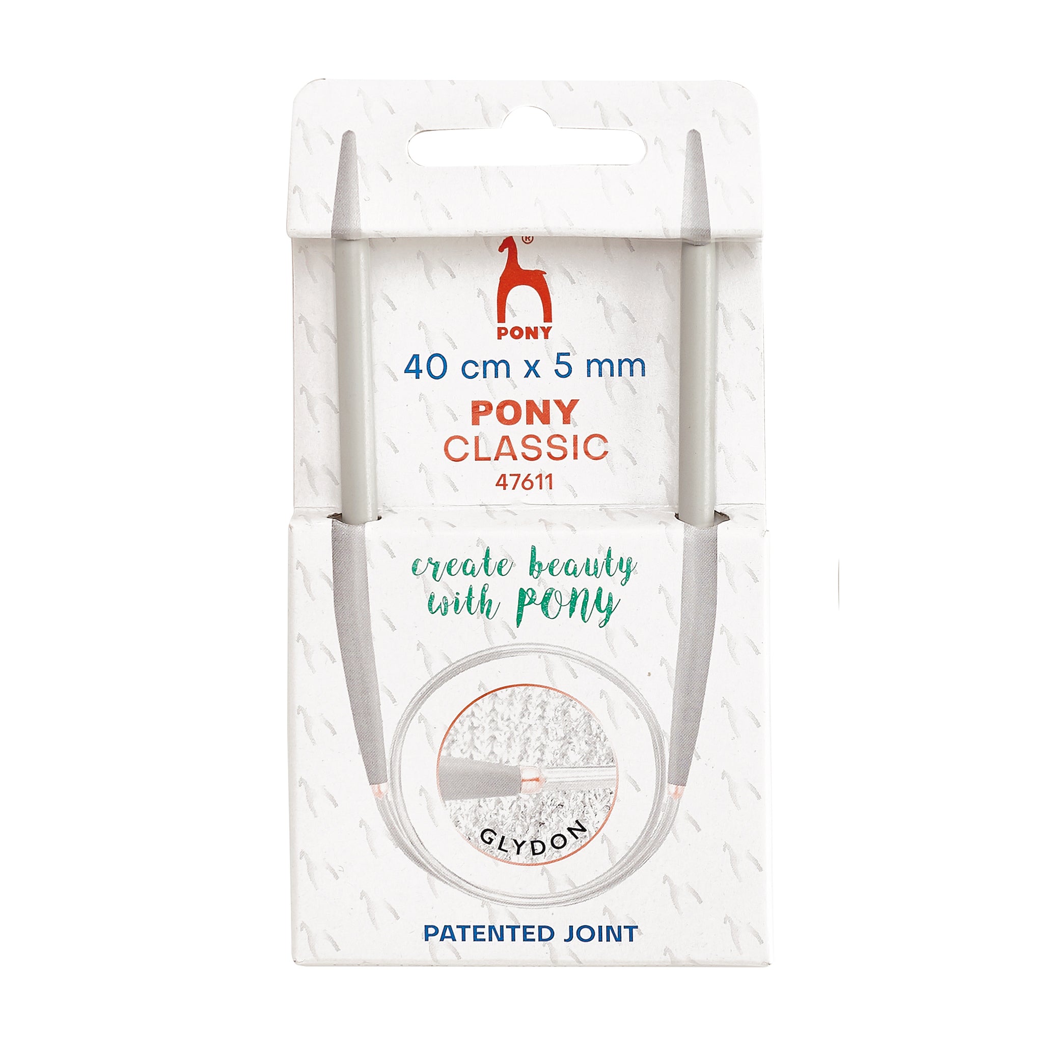 Pony Circular Knitting Needle: 5.00mm 40cm