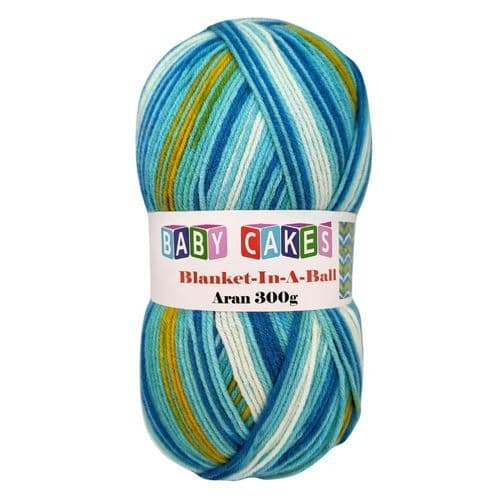 Woolcraft Blanket In A Ball Aran 08 Popsicle 300g