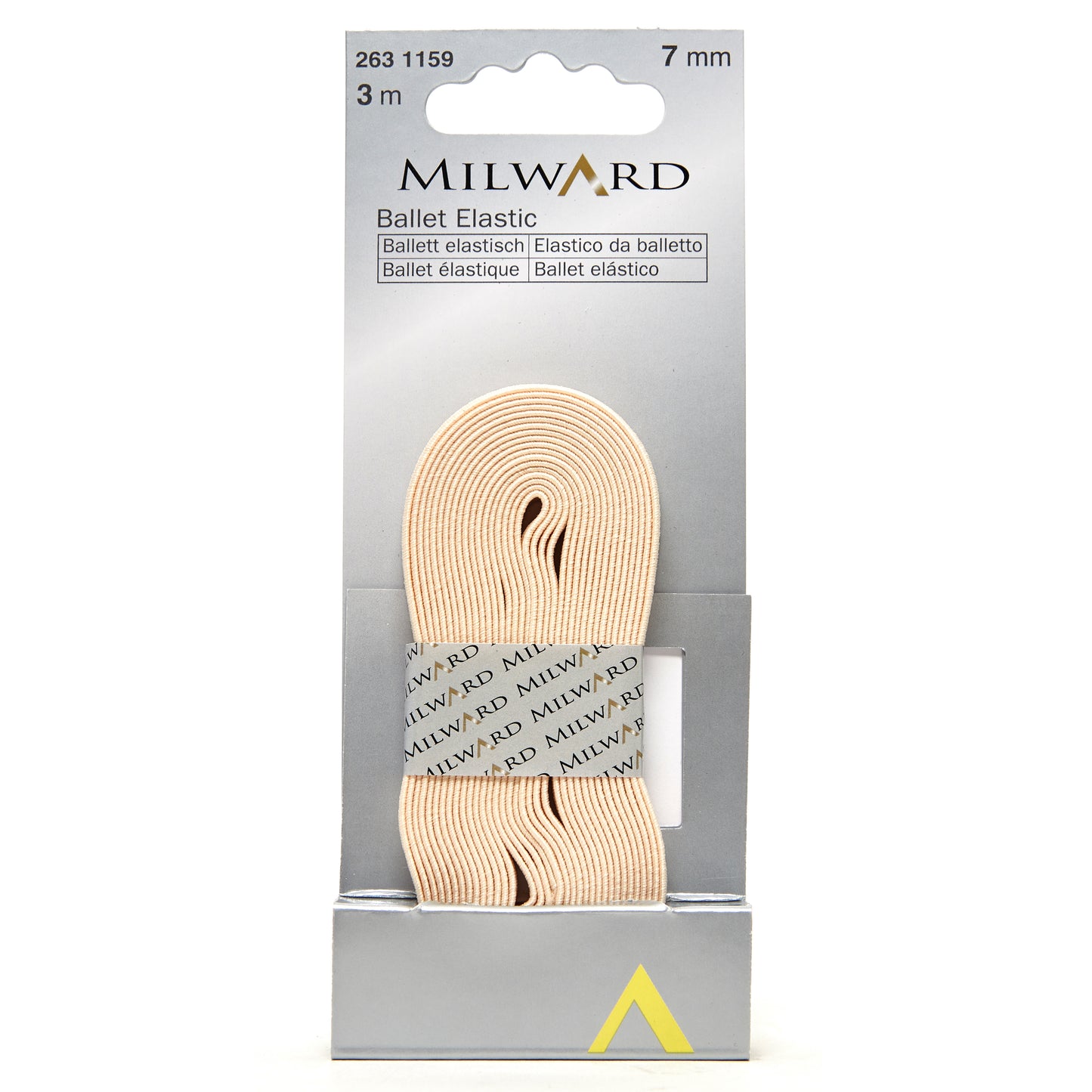 Ballet Elastic: 3m x 7mm: Natural