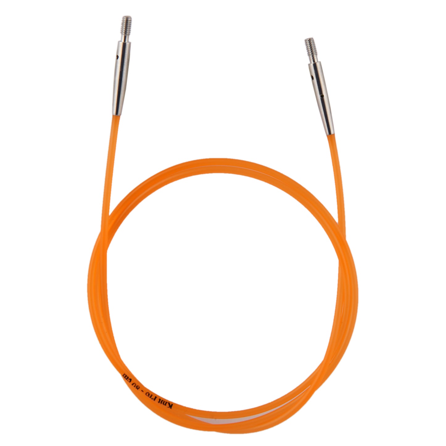 Knit Pro Nylon interchangeable Cable: Colour Orange 80cm/32in
