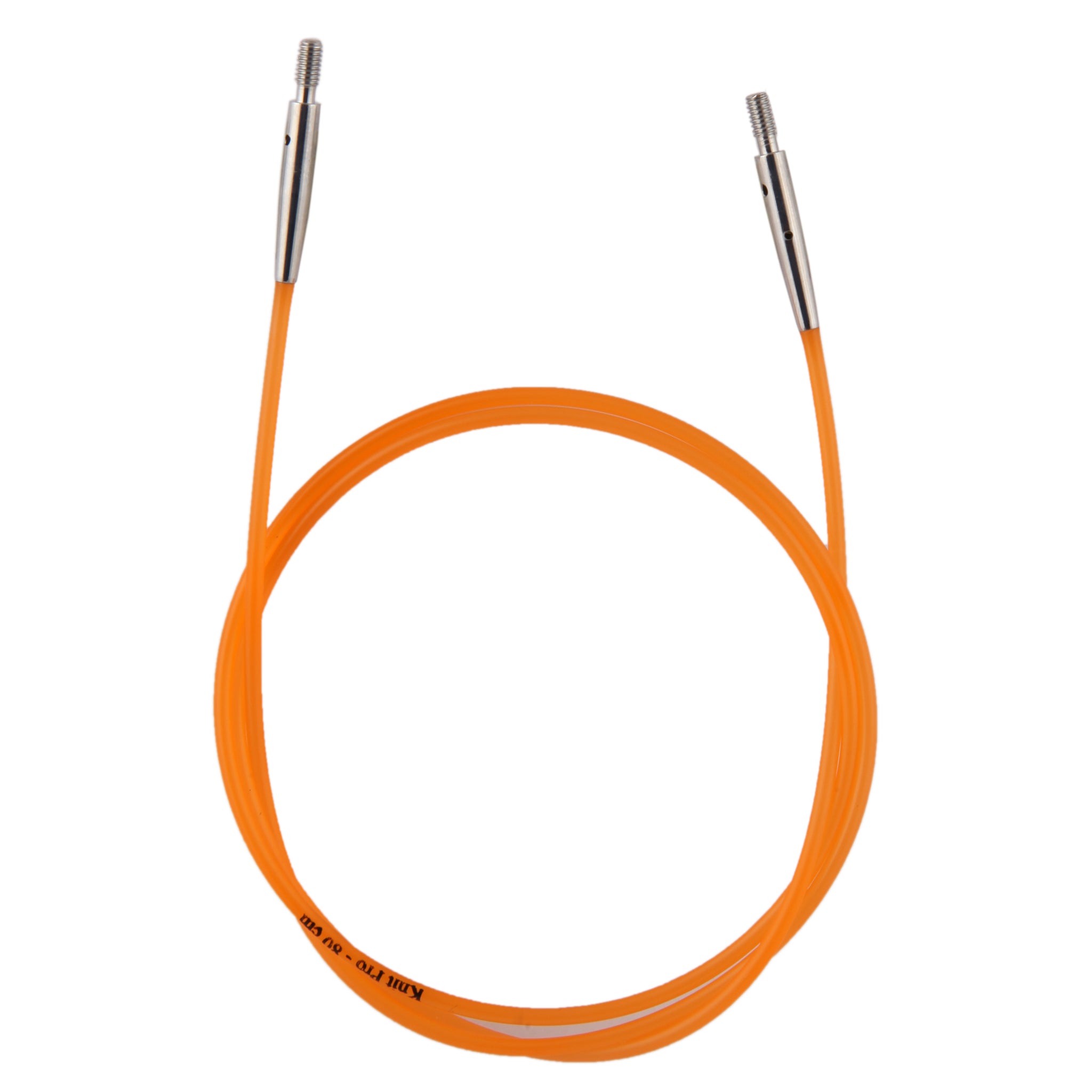 Knit Pro Nylon interchangeable Cable: Colour Orange 80cm/32in