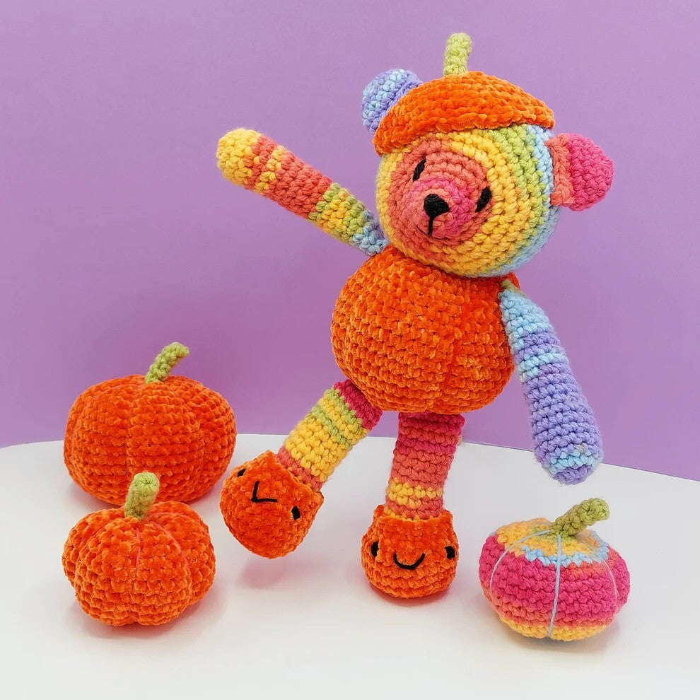 Pumpkin Pie The Bear Crochet Yarn Kit