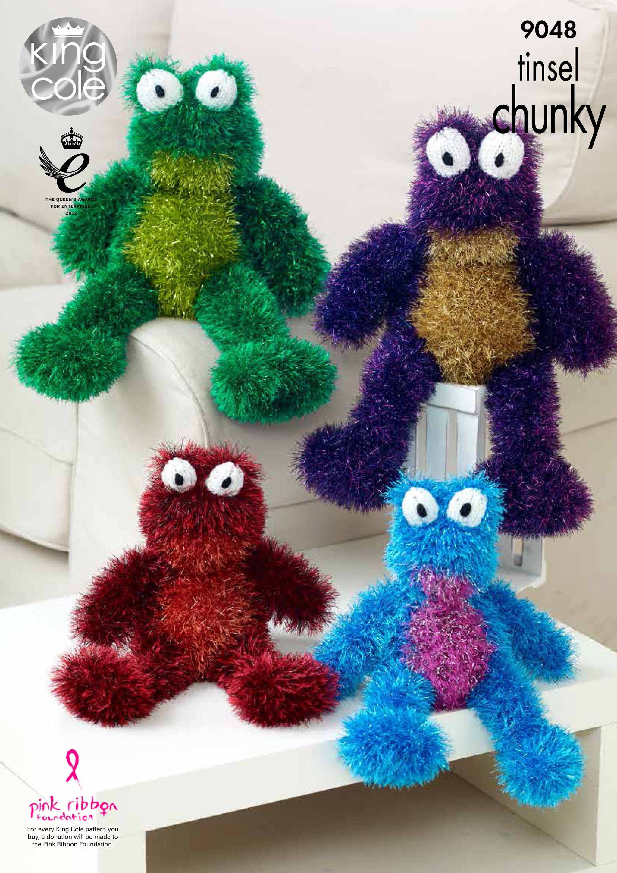 King Cole 9048 Frogs in Tinsel Chunky leaflet
