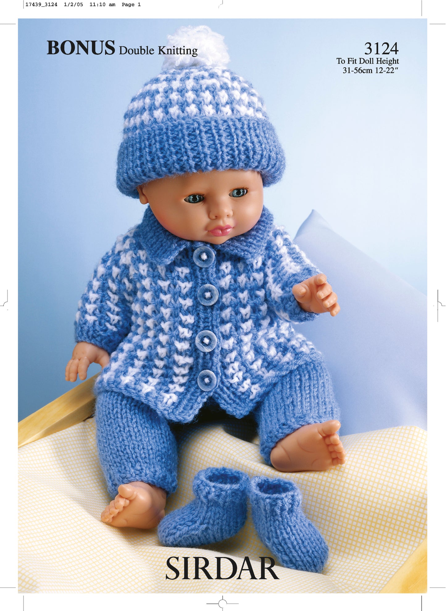 Sirdar Pattern: 3124 Doll Clothes