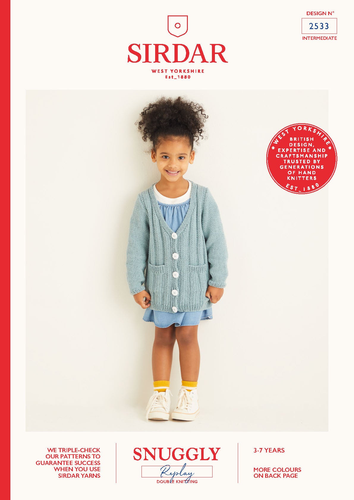 Sirdar Snuggly Replay DK Pattern 2533 Children's