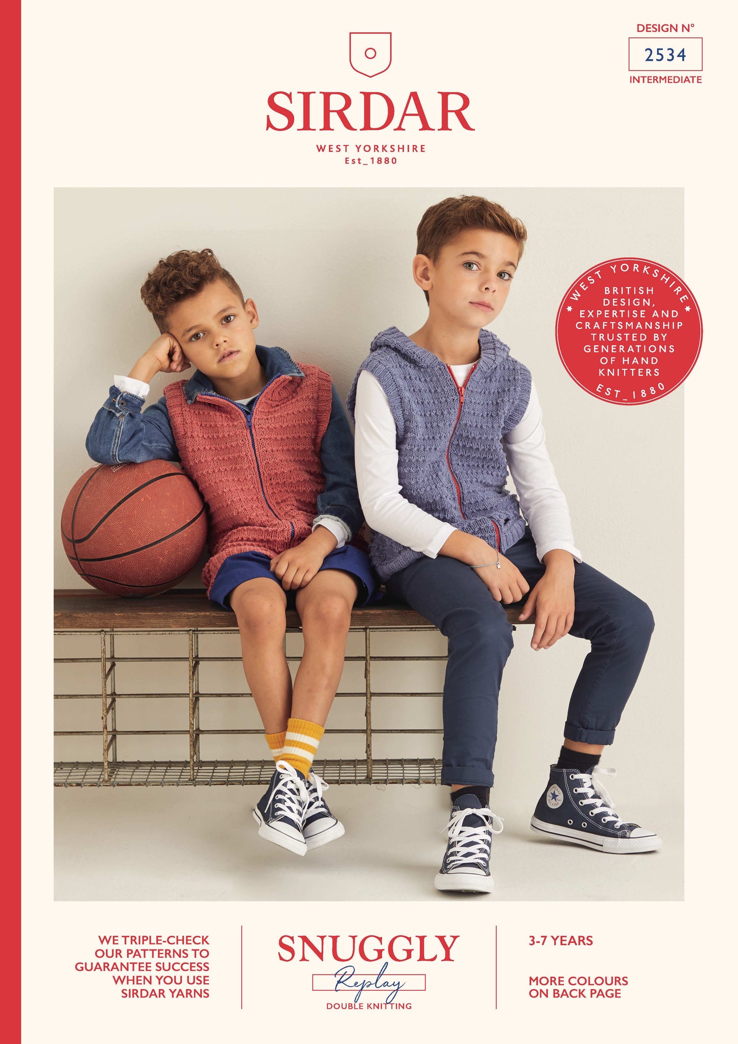 Sirdar Snuggly Replay DK Pattern 2534 Children's