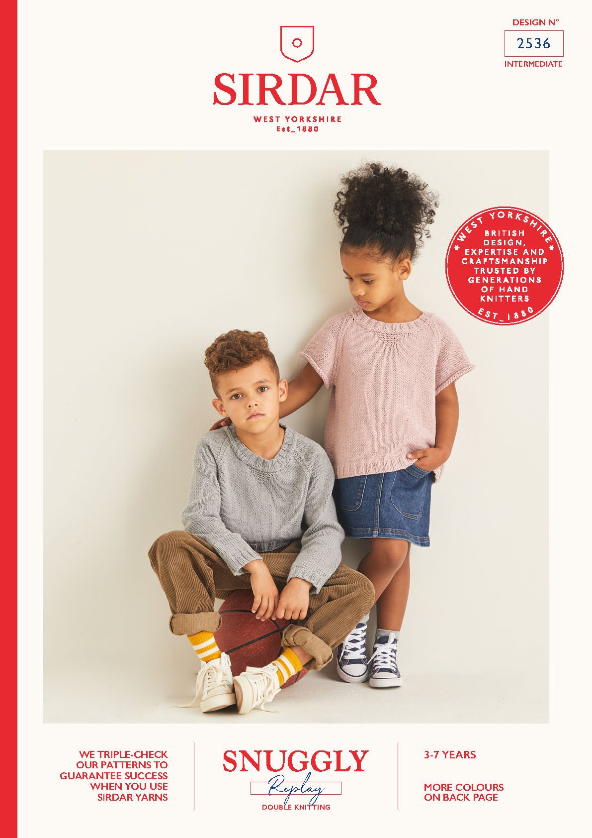 Sirdar Snuggly Replay DK Pattern 2536 Children's