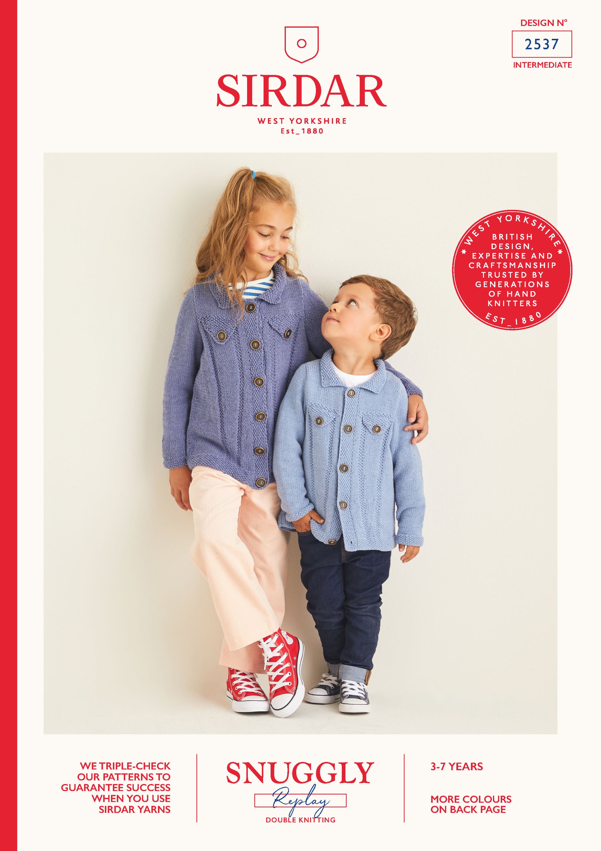Sirdar Snuggly Replay DK Pattern 2537 Children's