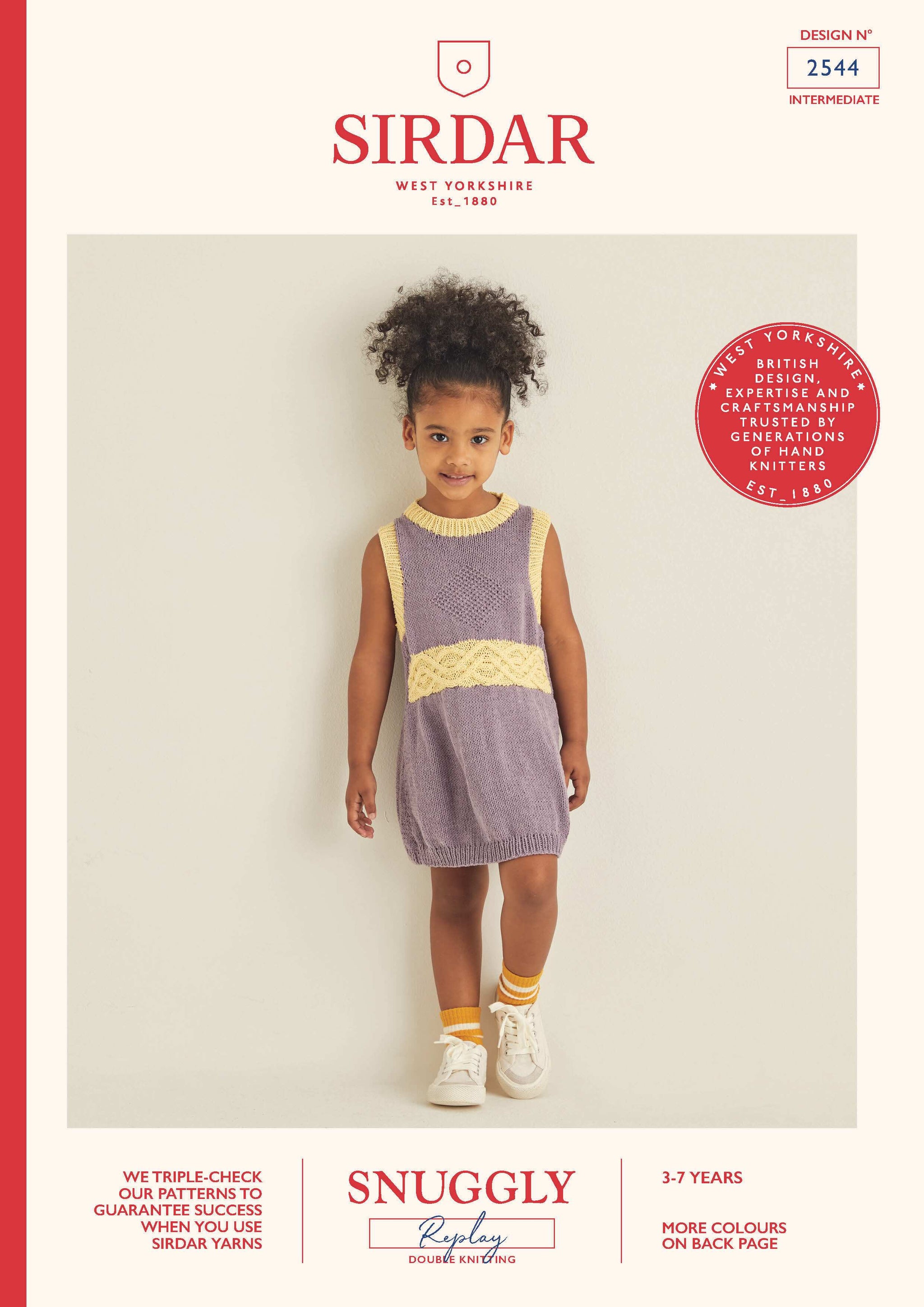 Sirdar Snuggly Replay DK Pattern 2544 Children's