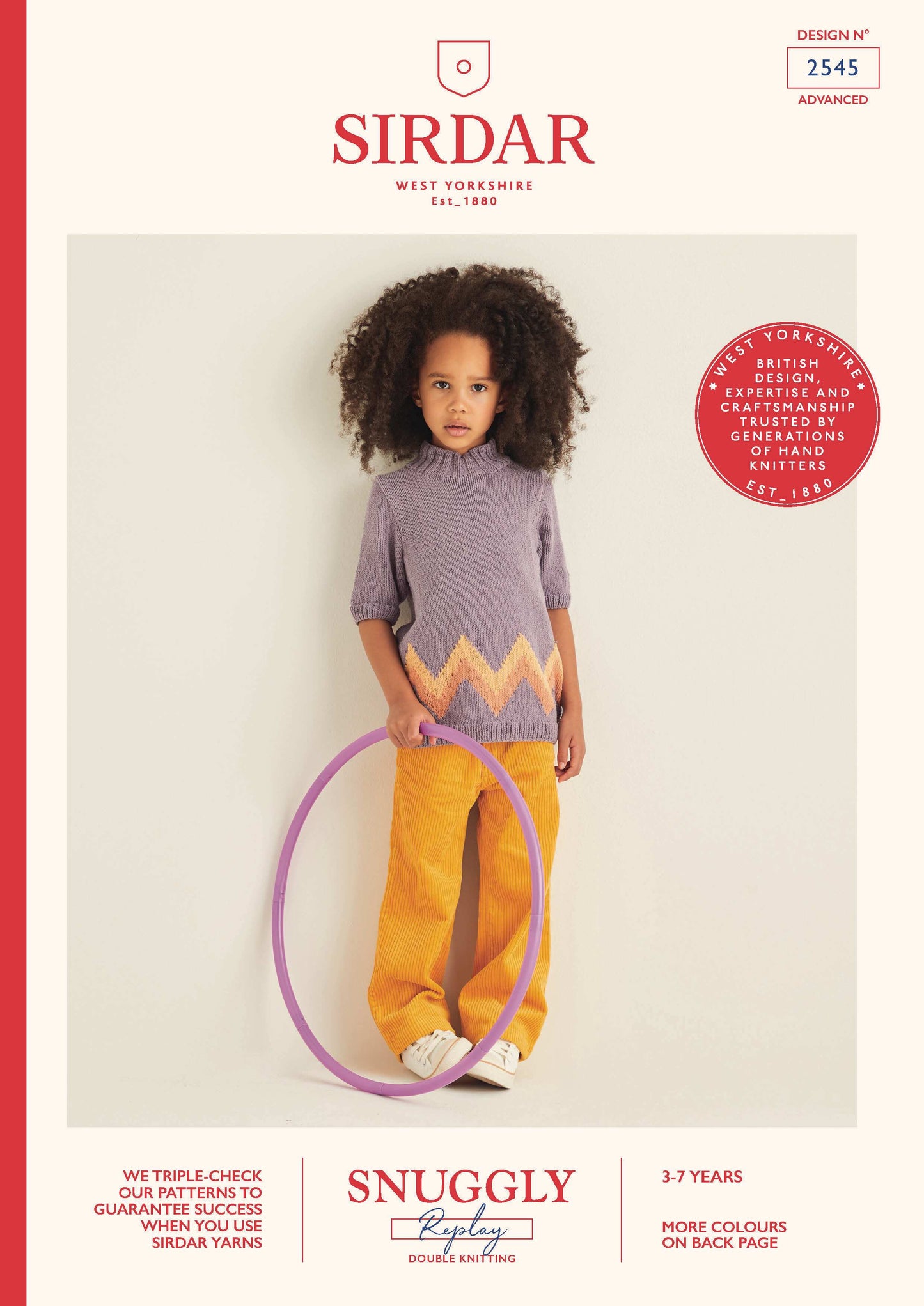 Sirdar Snuggly Replay DK Pattern 2545 Children's