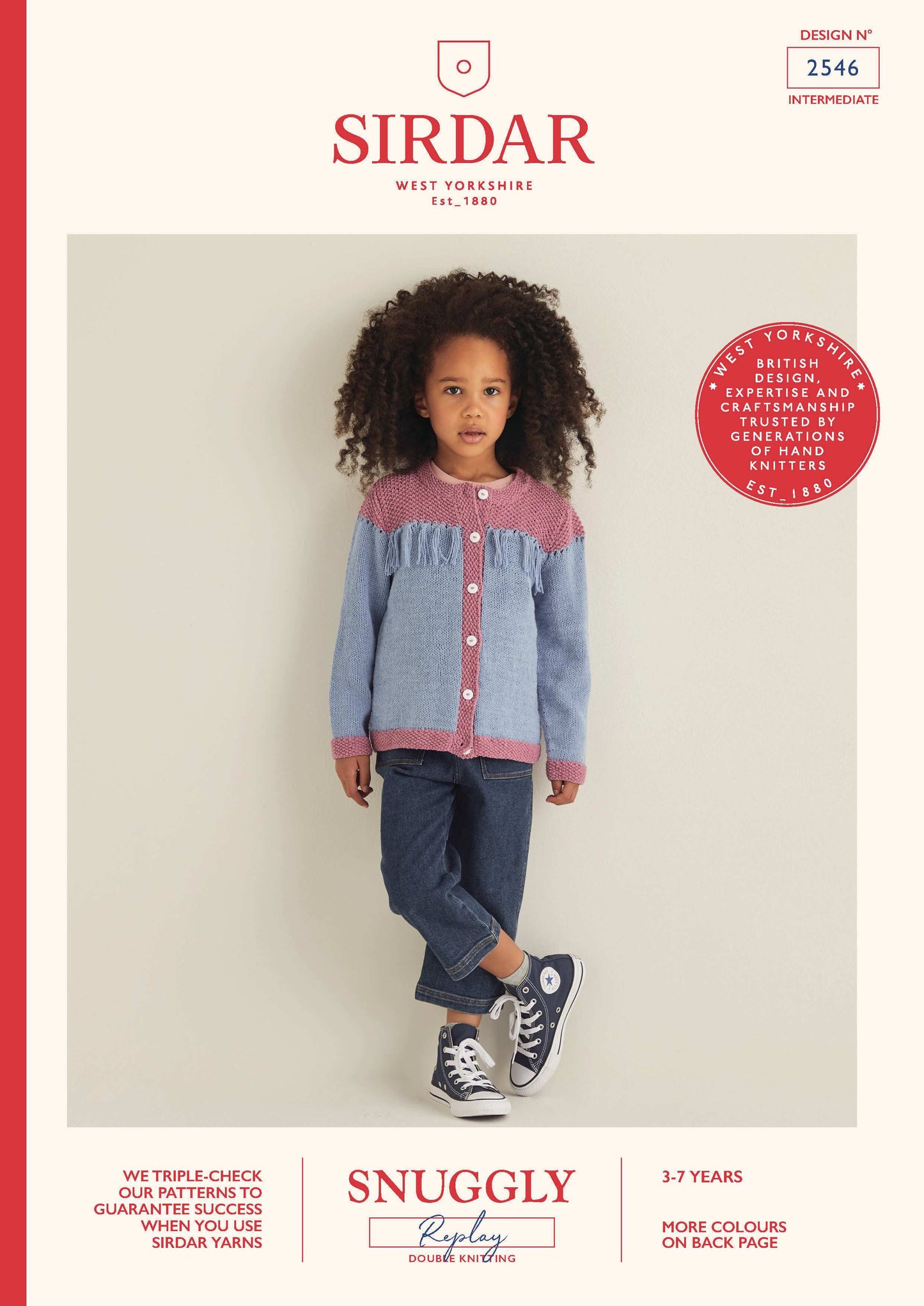 Sirdar Snuggly Replay DK Pattern 2546 Children's